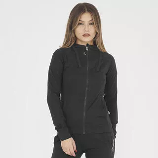 LEGEA Felpa sportiva con zip DAIR  nera