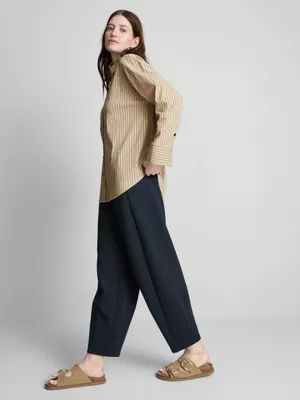 Camisa de popelina a rayas de The Edit