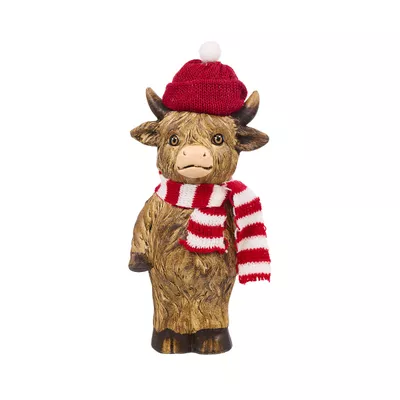 Christmas Highland Cow