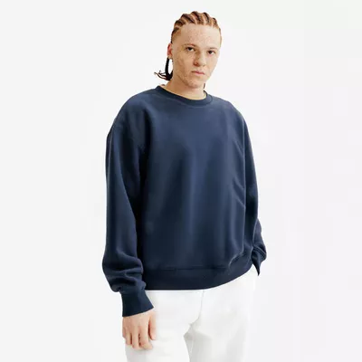 DECATHLON Sweatshirt Rundhals Herren - Elementals blau