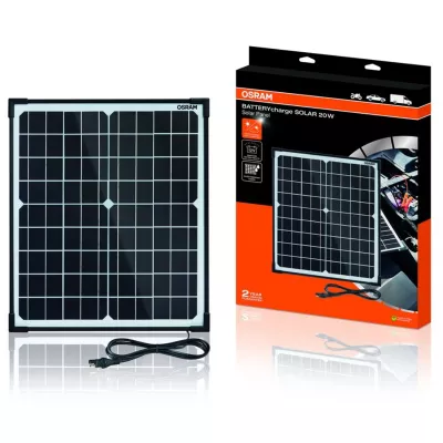 Osram, Solcelledrevet lader til bilbatteri, Batterycharge Solar 20W