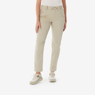 QUECHUA Pantaloni montagna donna NH500 REGULAR beige