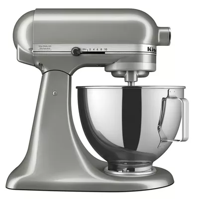 KitchenAid Deluxe 4.5 Quart Tilt-Head Stand Mixer Contour Silver, KSM97CU