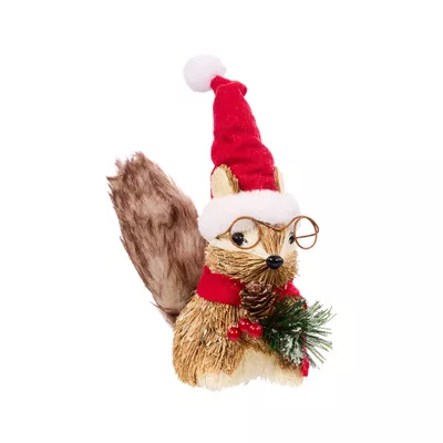 Christmas Straw Squirrel