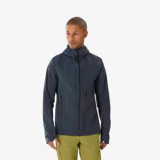 QUECHUA Giacca trekking uomo MH900 impermeabile grigia