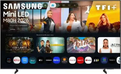 TV Mini LED SAMSUNG TU55M80H (2026) 55" (138 cm) 4K - Smart TV avec IA