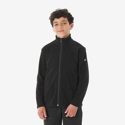 QUECHUA Fleecejacke Kinder Gr. 122–170 Wandern - MH500 Zip schwarz