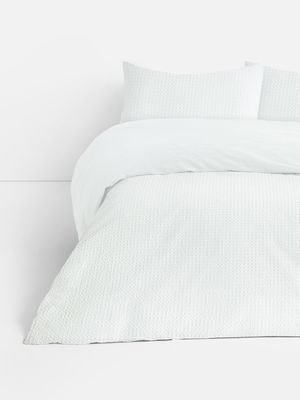 Set de funda nórdica gofrada para cama doble