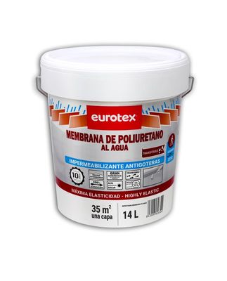 MEMBRANA DE POLIURETANO AL AGUA 14L GRIS
