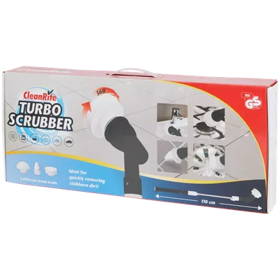 Bezdrátový čisticí kartáč CleanRite Turbo Scrubber