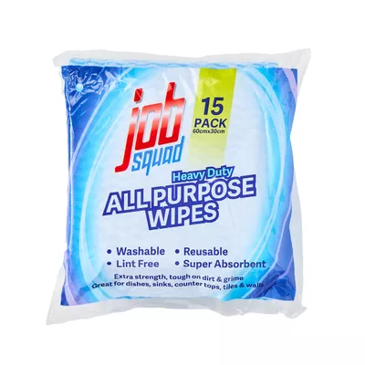 Job Squad All Purpose Wipes 15pk