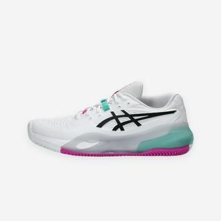 ASICS Scarpe tennis uomo Asics GEL RESOLUTION X bianco-nero-rosa