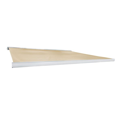 LED-Vollkassettenmarkise Elos V2 inkl. Windsensor sandfarben, 400 x 300 cm