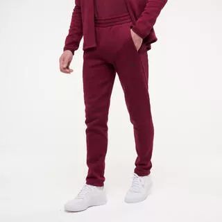 PUMA Pantaloni tuta Puma uomo ACTIVE regular fit felpati bordeaux