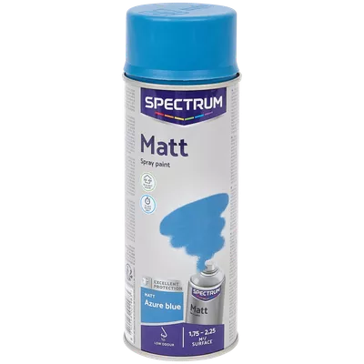 Matná barva ve spreji Spectrum Azurově modrá