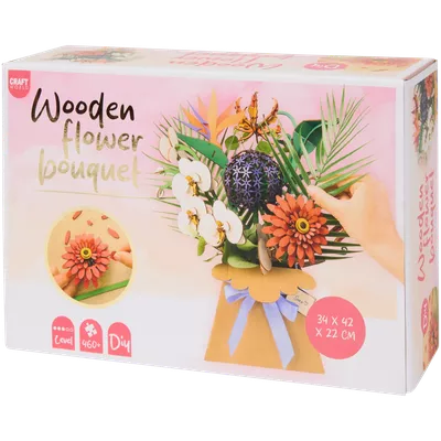 Vytvořte si vlastní dřevěnou kytici