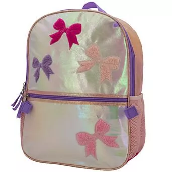 Bow Accents 5 pc Kids Backpack Set