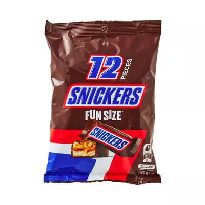 Snickers Funsize Sharepack 12pk 180g