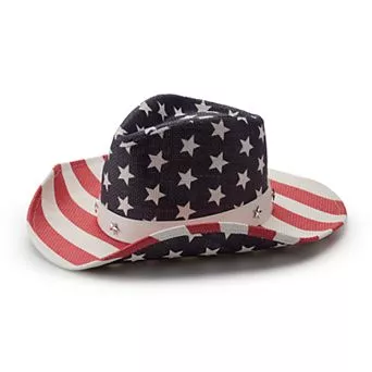 Women's Collection XIIX American Flag Cowboy Hat