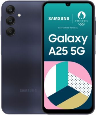 Smartphone SAMSUNG Galaxy A25 Bleu nuit 128Go 5G