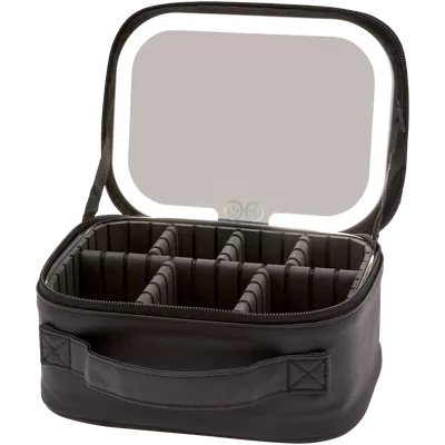 Kosmetický organizér s LED zrcátkem
