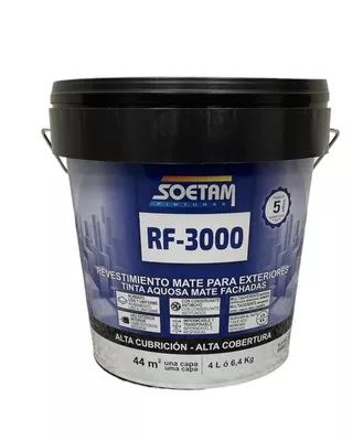 REVESTIMIENTO FACHADA MATE RF-3000 4L MARFIL