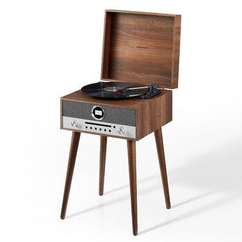 Crosley Nash 7-in-1 Vinyl Record Player Walnut