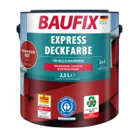 Baufix 2in1 Express Deckfarbe 2,5 L skandinavisch rot