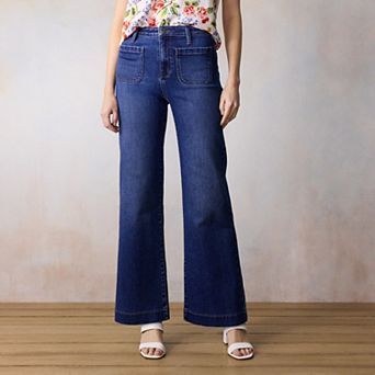 Women's LC Lauren Conrad Super High Rise Wide Leg Jeans
