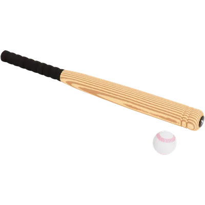 Basebalová pálka s míčkem