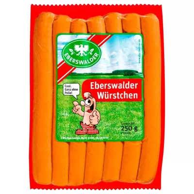 Eberswalder Würstchen in zarter Eigenhaut...