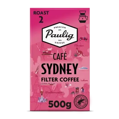 Paulig Café Sydney kahvi suodatinjauhatus 500g