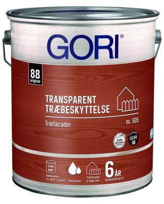 Gori 505, Transparent træbeskyttelse, trykimprægneret grøn, 5 L