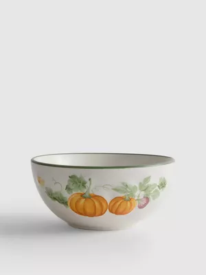 Cuenco para cereales con calabazas