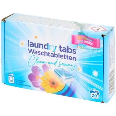 Tablety na praní Clean & Sunny