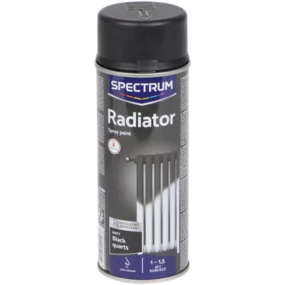Matný lak na radiátory Spectrum Černý