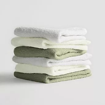 The Big One® Solid 6-Pack Washcloths