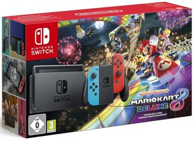 Nintendo - Console   Switch + Mk8 Deluxe