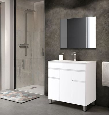 MUEBLE DE BAÑO LONDRES BLANCO 80X45CM 3 PUERTAS Y 2 CAJONES
