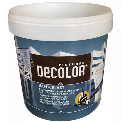 REVESTIMIENTO FACHADA MATE IMPER-ELAST 15L BLANCO