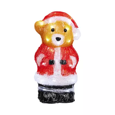 Christmas Battery-Operated Acetate Bear Figurine