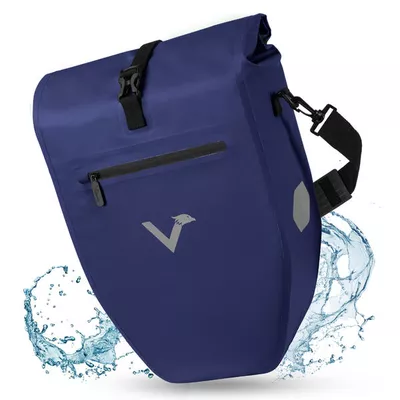 VALKENTAL Fahrradtasche Wasserdichte Gepäckträgertasche reflektierend & sicher 20L - Basic