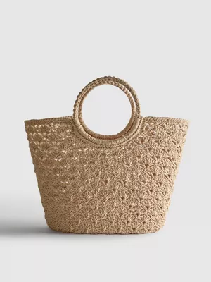 Bolso bombonera de crochet de Paula Echevarría