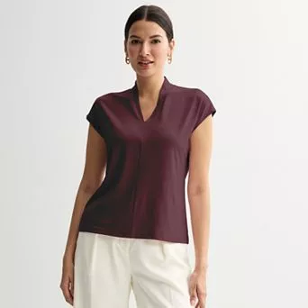 Women's Nine West Dolman V-Neck Knit Top