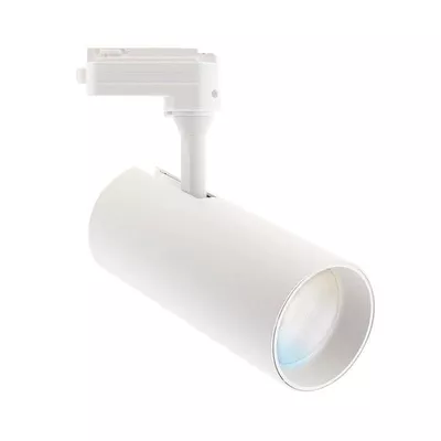 FOCO DE CARRIL LED MONOFÁSICO 30W BLANCO
