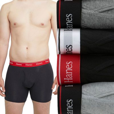 Men's Hanes® Originals Ultimate Boxer Briefs 3-Pack + 1 Bonus Pack