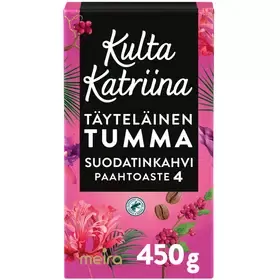 Kulta Katriina Täyteläinen tumma suodatinkahvi RAC 450g