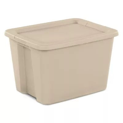 Sterilite 18 Gallon Tote Box Plastic, Gray