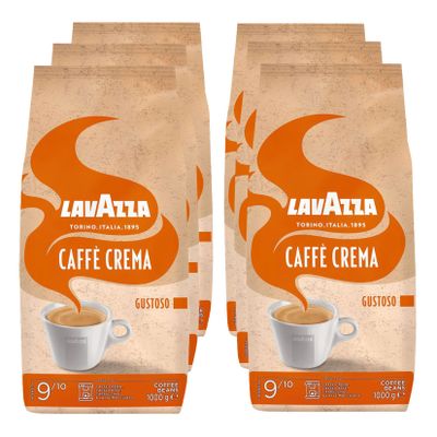 Lavazza Crema Gustoso 1 kg, 6er Pack