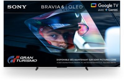 Sony - Tv Oled  55 Bravia 6 (2026) 55" (139 Cm) 4k - Expérience Cinéma & Gaming, 120hz, Google Tv, Smart Tv